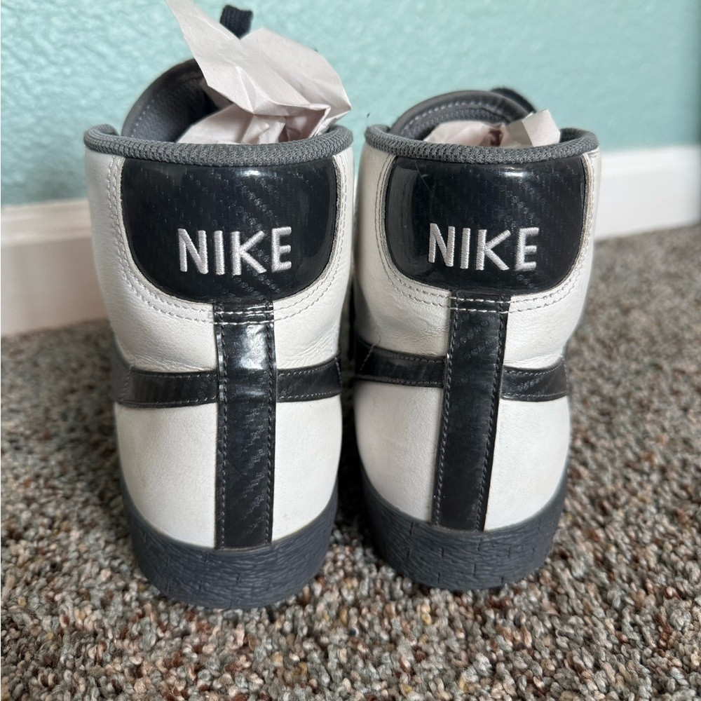 Nike Blazer Mid GS 'White Anthracite' (318705-105) size 6.5Y - Picture 4 of 16
